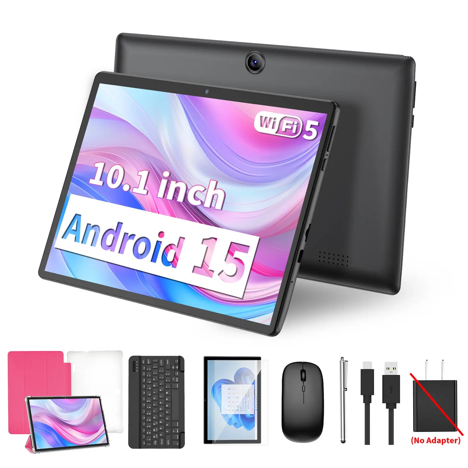Android 15, Wireless Set with Keyboard, Mouse, Stylus, Case, 10.1 inch Device, 6000mAh, Springtok Sale