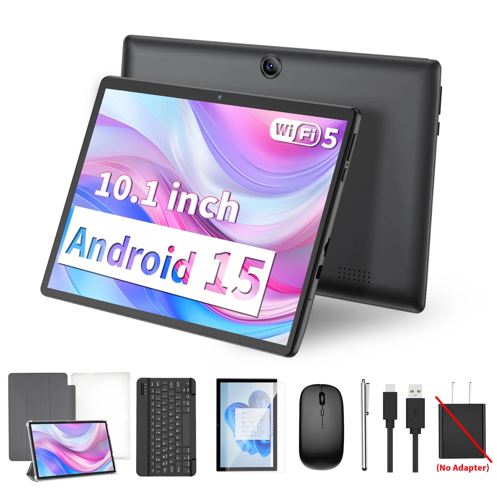 Android 15, Wireless Set with Keyboard, Mouse, Stylus, Case, 10.1 inch Device, 6000mAh, Springtok Sale